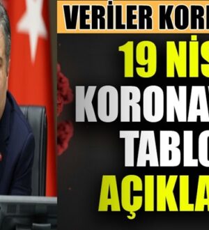 Sağlık Bakanlığı 19 nisan 2021 Koronavirüs rakamlarını açıkladı