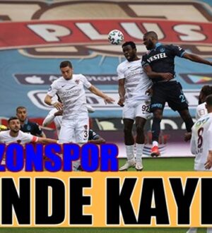Trabzonspor Süper Lig’de kendi evinde Hataysporla berabere kaldı