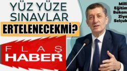 Ziya Selçuk açıkladı! Yüz yüze sınavlar ertelenecekmi? Haber Radyo Mega’da