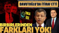 Ahmet Davutoğlu da itiraf etti! Abdullah Gül’ün adaylığını konuştuk