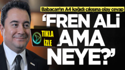 Bakan Mustafa Varank’tan Ali Babacan’ın Fren Ali çıkışına olay yanıt