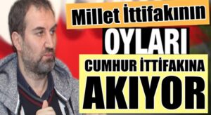 Cumhur İttifakının oy oranını Ak Parti’den Mustafa Şen açıkladı