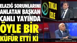Elazığ’da yayın yapan Kanal Fırat’ta akıl dışı küfür video Radyo Mega’da
