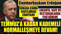Erdoğan 2021 Haziran 1 itibarıyla yeni koronavirüs kararlarını açıkladı