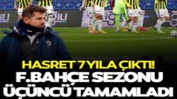 Fenerbahçe Süper Lig’in son maçında Kayserispor’u son anda yendi