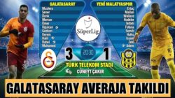 Galatasaray Yeni Malatyaspor’u yenmesine rağmen ligi 2. bitirdi
