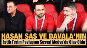 Hasan Şaş ve Ümit Davala’dan Fatih Terim’e destek paylaşımı