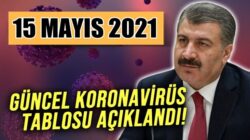 Koronavirüs 15 Mayıs 2021 tablosunu Bakan Fahrettin Koca açıkladı