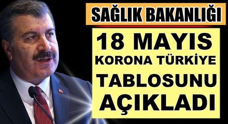  Koronavirüs 18 Mayıs 2021 vaka ve ölüm sayılarını sağlık bakanlığı açıkladı