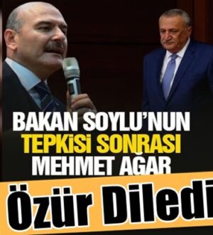 Mehmet Ağar Emniyet Teşkilatından ve Soylu’dan özür diledi