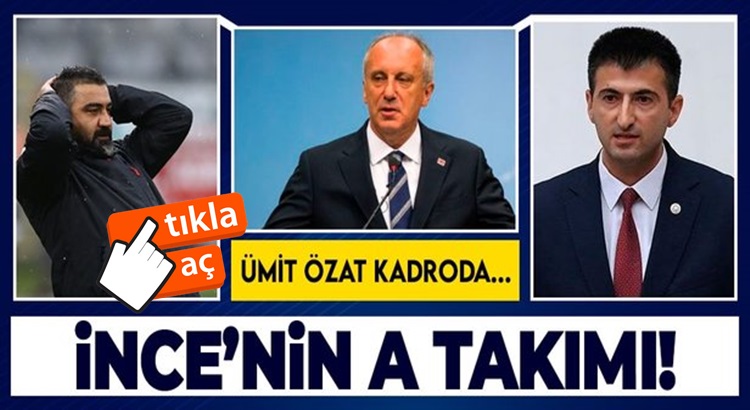  Muharrem İnce partisini kuruyor! Memleket hareketinde sürpriz isimler