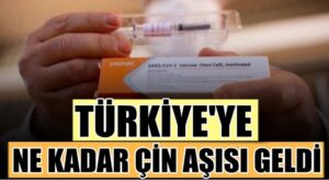 Türkiye’ye ne kadar Çin’de üretilen Koronavirüs aşısı geldi