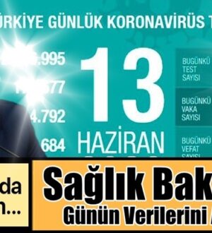 Koronavirüs 13 Haziran 2021 tablosunu Sağlık Bakanlığı açıkladı