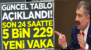 Bakan Fahrettin Koca 6 Temmuz 2021 koronavirüs tablosunu açıkladı