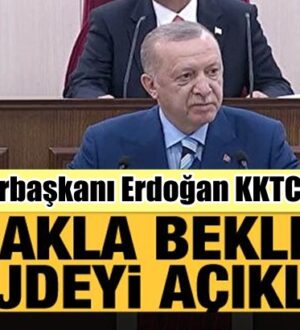 Cumhurbaşkanı Erdoğan KKTC’den dünyaya seslendi