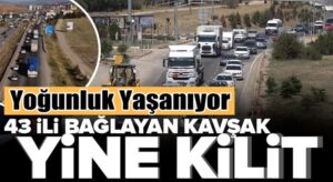 Kurban Bayramı sebebiyle 43 ilin geçiş güzergâhında trafik yoğunlaştı