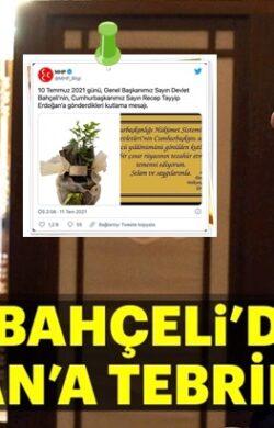 MHP lideri Devlet Bahçeli’den Cumhurbaşkanı Erdoğan’a tebrik mesajı!