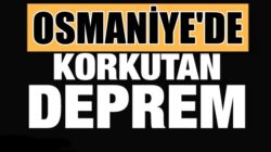 Osmaniye Düziçi ilçesi merkezli 3.4 büyüklüğünde deprem meydana geldi