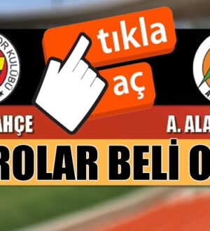 Fenerbahçe Süper lig’de Alanyaspor’la karşılaşacak maç hangi kanalda kaçta