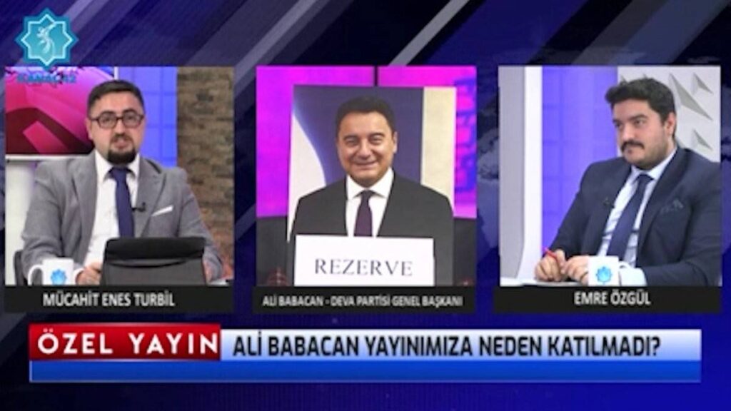 Canlı yayın sırasında açıklamalarda bulunan Gazeteci Mücahit Enes Turbil, Babacan'ın daha önce de söz vermelerine rağmen yayın yapmaktan çeşitli nedenler öne sürerek uzak durduğunu belirterek şunları söyledi: