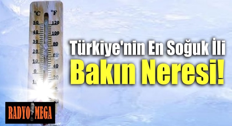  Türkiye’nin en soğuk şehirleri belli oldu  sıfırın altını gören iller