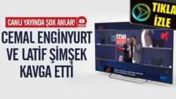 Cemal Enginyurt tv 100’de Canlı yayında Latfi Şimşek’e saldırdı