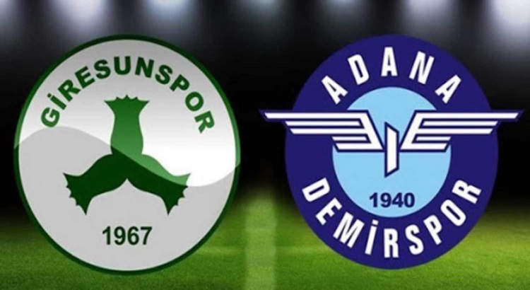  Süper lig’de Giresunspor ile Adana Demirspor karşılaşıyor